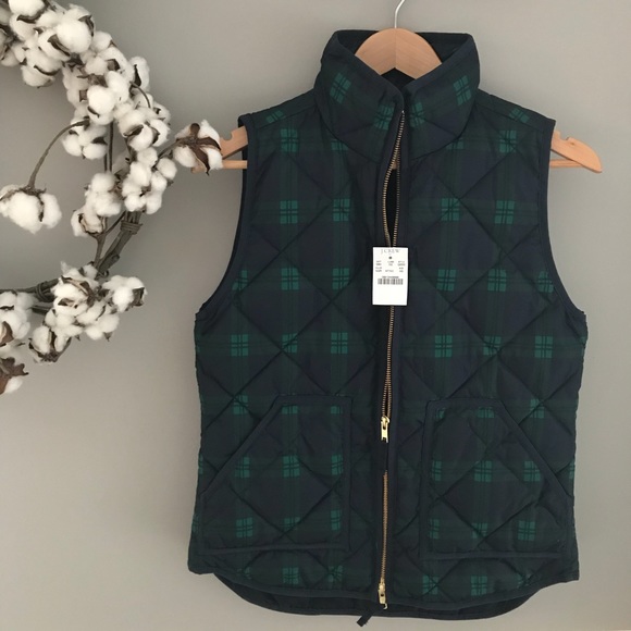 NWT J. Crew Blackwatch Quilted Puffer Vest XS - Picture 6 of 8
